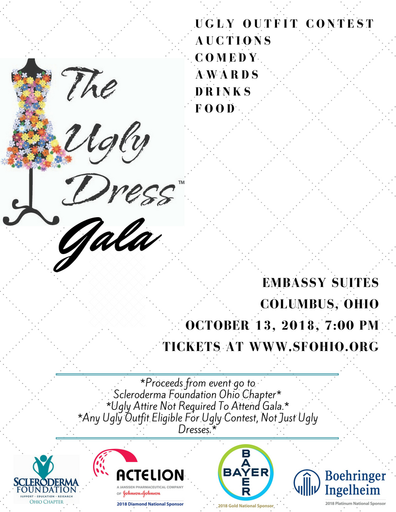 2018 Ugly Dress Gala Flyer