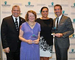 Virginia Steen, Aryeh Fischer accept awards